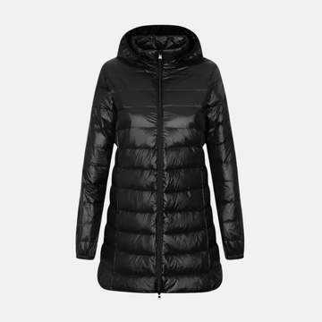 Women’s Parka – Quilted Warmth – Lightweight Feel – Full-Zip Hooded