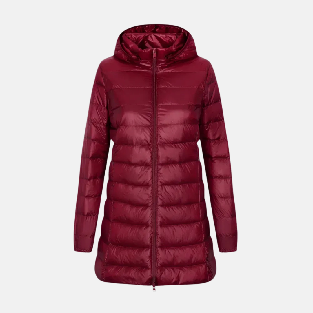 Women’s Parka – Quilted Warmth – Lightweight Feel – Full-Zip Hooded