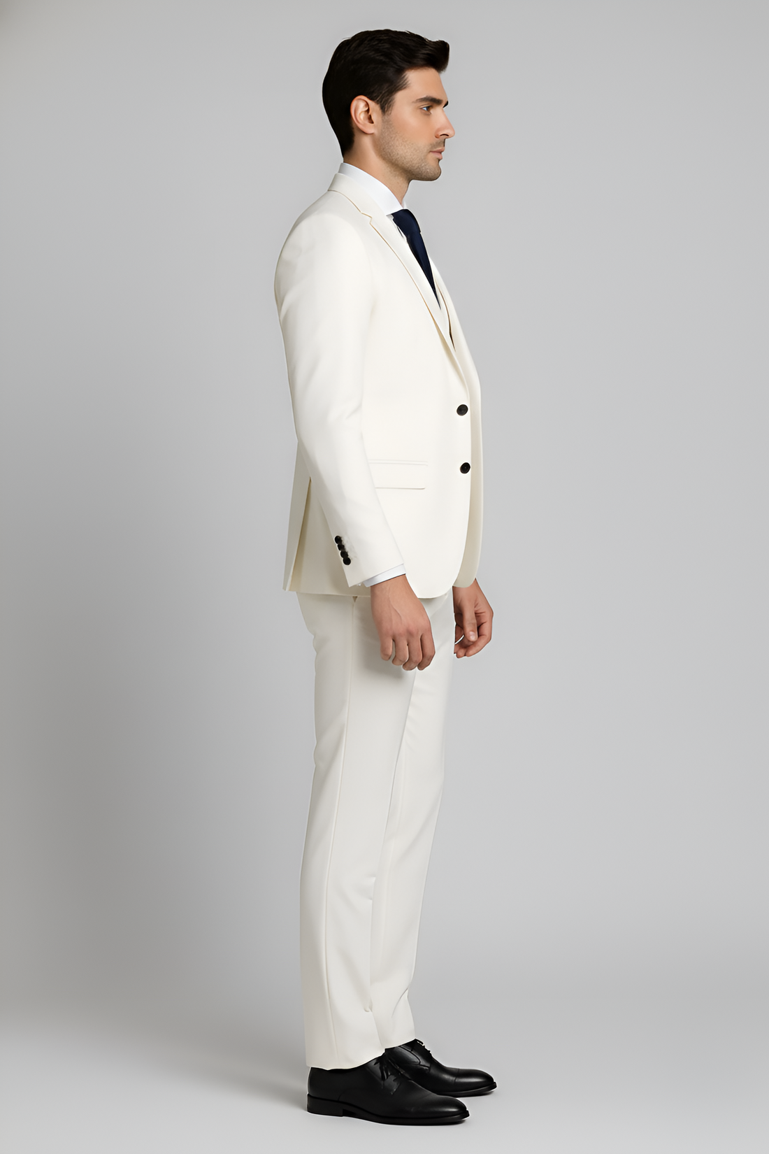 Men’s 3-Piece Suit – Slim Tailored Fit – Notch Lapel