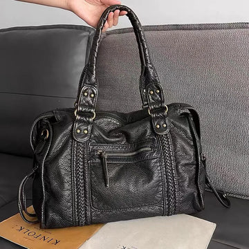 Women’s Bag – Soft Texture – Zip Pocket – Carry Handles